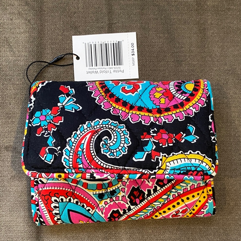 Vera Bradley Multicolor Paisley Wallet